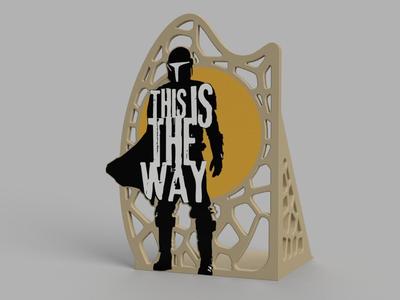 Galactic Voronoi Bookend for Mando fans.