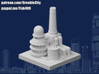 GreebleCity: Oil Refinery