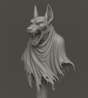 ANUBIS EGYPTIAN GOD - 3D STL file to print