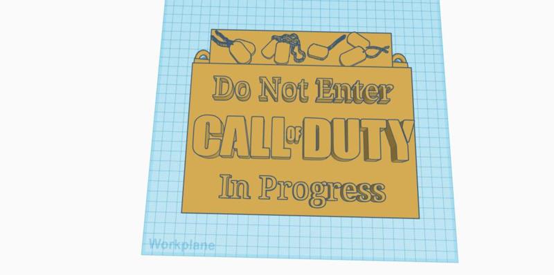 CallOfDuty Sign
