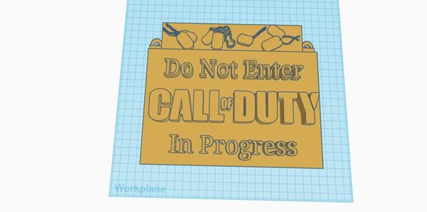 CallOfDuty Sign