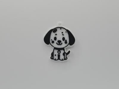 Cute Dalmatian/Dog Keychain