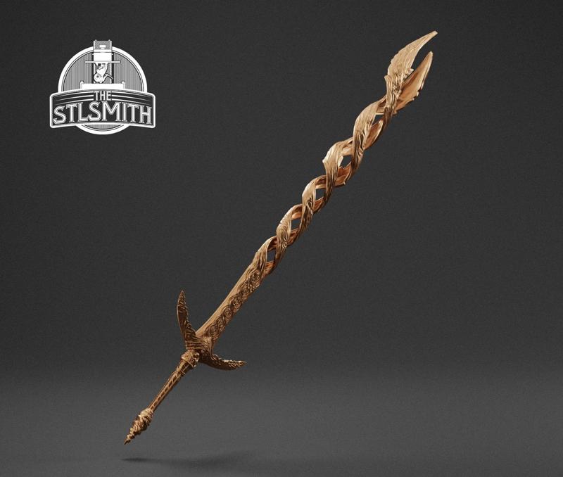 Godslayer's Greatsword Elden Ring Life Size Prop STL