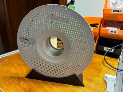 Filament holder, no glue needed, snap-fit joints