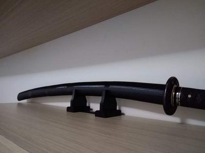 Single katana sword stand