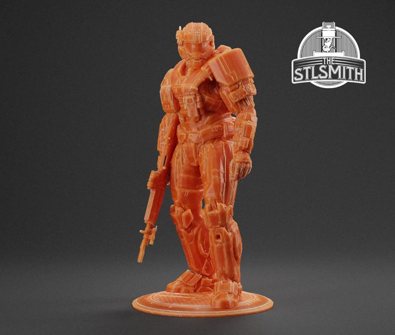 Spartan Carter Halo Reach Miniature STL