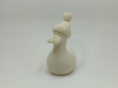 Duck with Hat – Winter Animal Figure