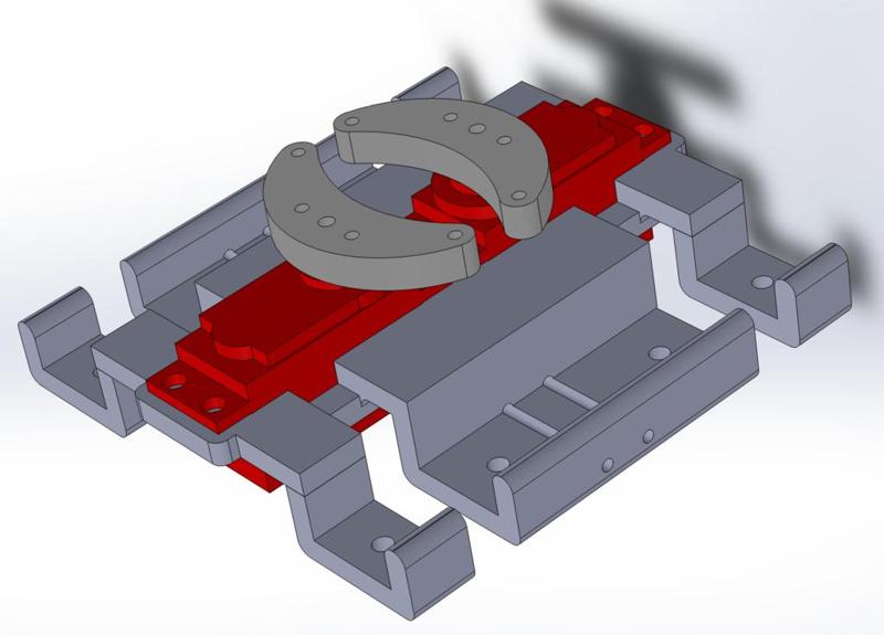 Steering mount for Tatra OpenRC Trail Truck