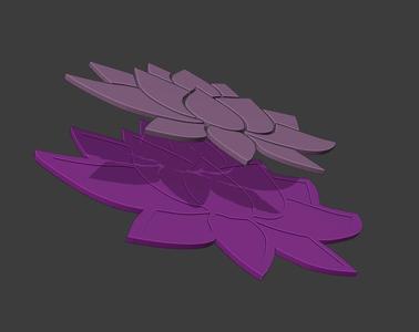 Lotus Flower Wall & Key Chain