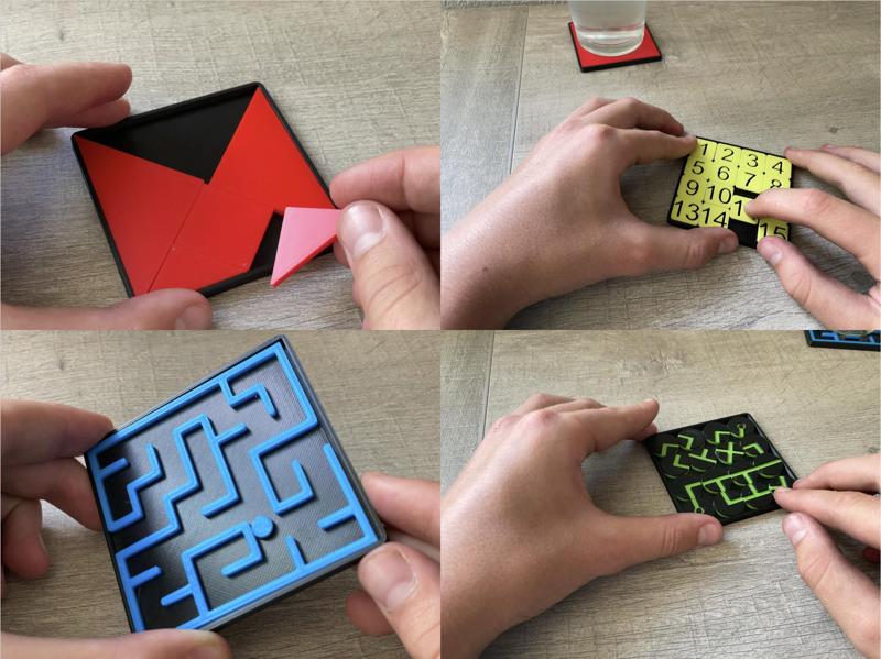 Interactive Puzzle Coasters!
