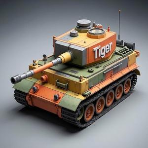 1960 German Heavy Tank Tiger 3D Model, tank, kv, armor, military, war, historic, combat, battle, machine, powerful, soviet, russian, panther, german, tiger, heavy, t34, iosif stalin, is