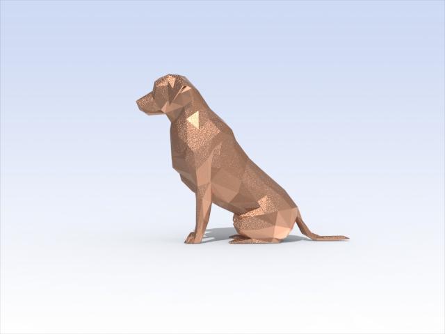 labrador dog sitting Retriever