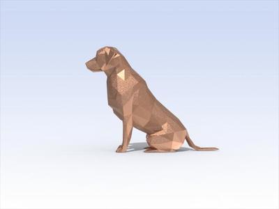 labrador dog sitting Retriever