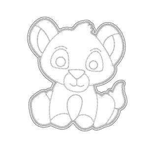 Tiger character -  Cookie cutter