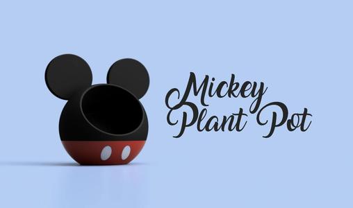 Mickey plant pot