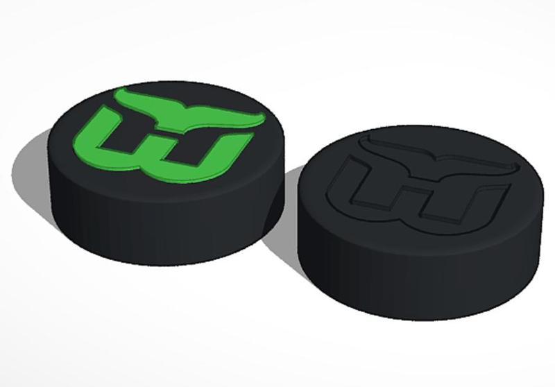 Hartford Whalers NHL Hockey Puck Logo