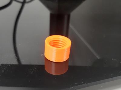 Female threaded sleeve for cartridge 300-310 ml