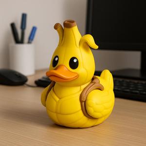 Rubber Duck - Peely - Banana Bunch- 3D print