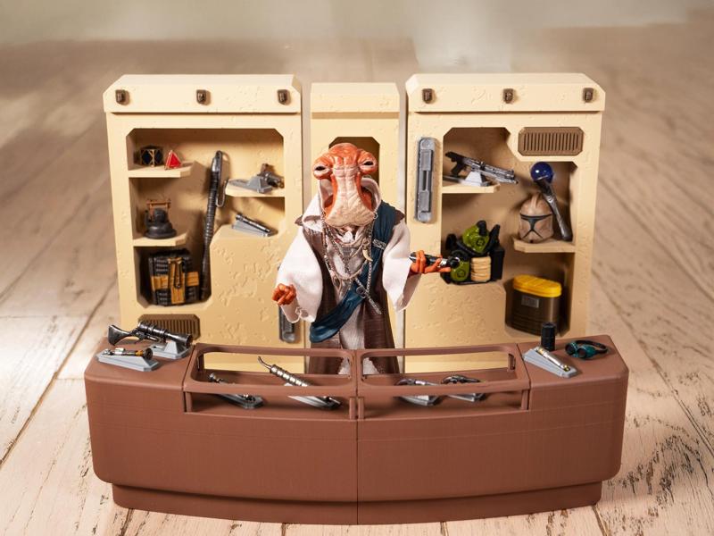 Dok Ondar's Den of Antiquities - Star Wars Diorama for Black Series and Vintage Collection