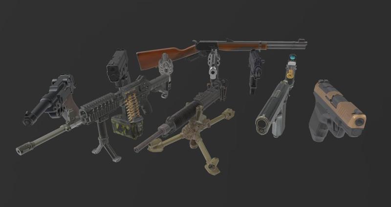 PACK OF 11 FIREARMS READY TO PRINT