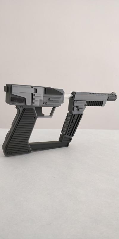 V Visitors' Laser Pistol Prop Replica (3D Print STL)