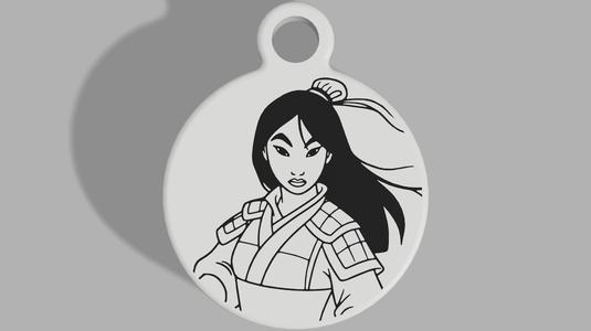 Mulan Keyring
