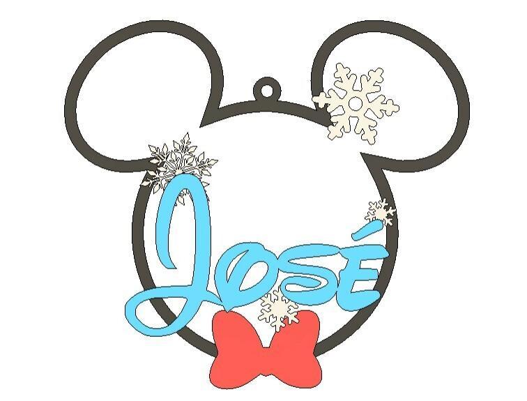 Mickey Mouse Christmas Spheres (Jose)