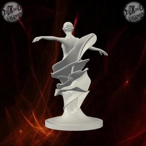Dancing Woman in Flowing Dress – SoliDRawinGs SG946