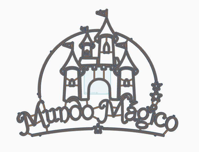 Base MUNDO MAGICO for Neon Led