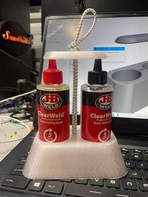 Epoxy caddy holder organizer