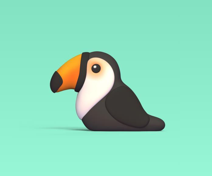 Stylized Toucan