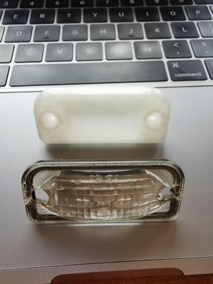 Mercedes W203 Coupe cover rear number light