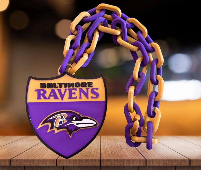 BALTIMORE RAVENS NFL SHIELD CHAIN