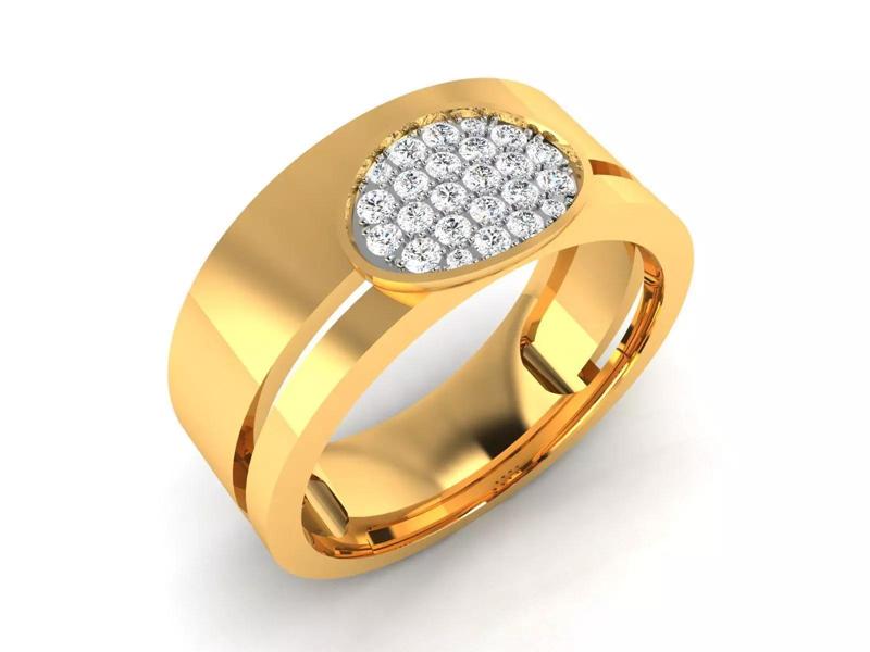 Men ring 3dm Render details