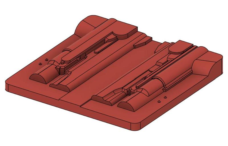 Colt M45A1 W/ Surefire X300U Vac Press Mold