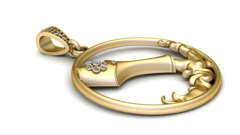 Pixie Pendant 3D Printable Model