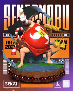 SENTOMARU SCULPTURE - SEKAI 3D MODELS - TESTED AND READY FOR 3D PRINTING
