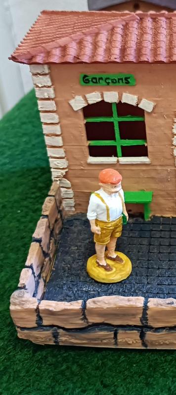 Schoolboy for crib with santons