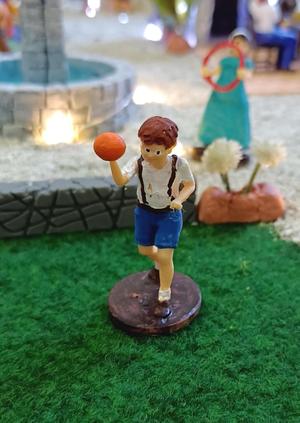 Santon Boy with ball