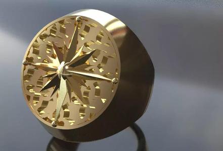 Compas rose ring