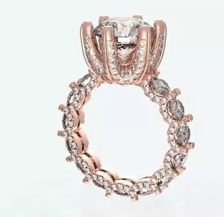 10mm diamond ring 6 prongs