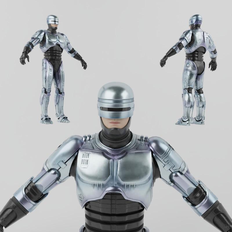 Robocop Lowpoly RIgged