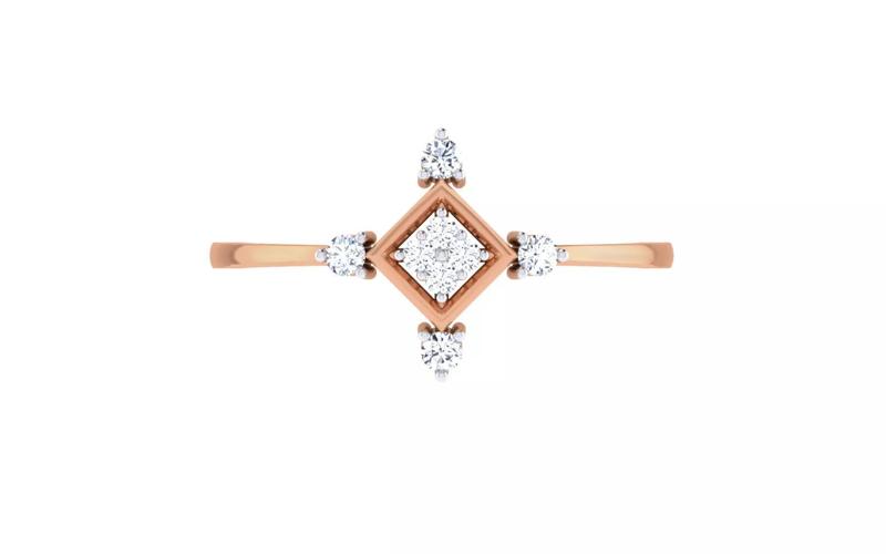 Ultra light wt Women Ring 3dm stl renders details