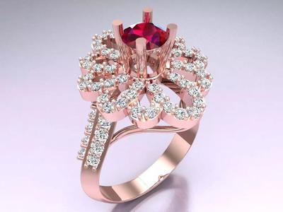 Diamond Ring - Womens Rings -  N121006 V02