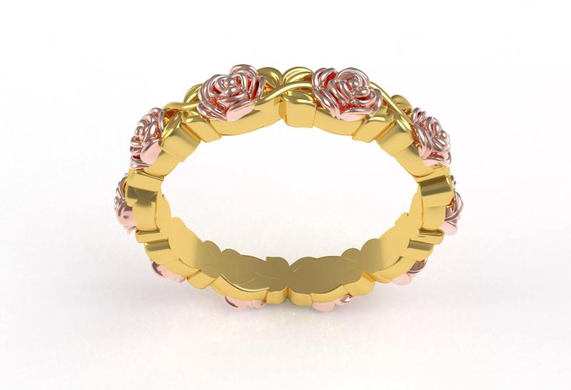 Beautiful Rose Flower Ring