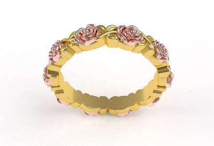 Beautiful Rose Flower Ring