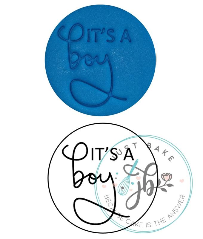 JB0164 - Its a Boy #1 Fondant Stamp