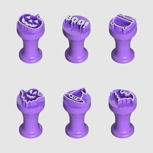 Halloween marker stamps for sweets and brigadeiros.
