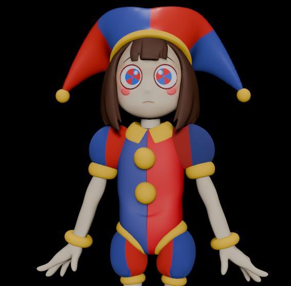 POMNI anime fan art - amazing digital circus