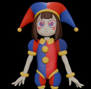 POMNI anime fan art - amazing digital circus